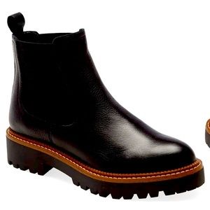 Miller water resistant Calson lugsole Chelsea boots